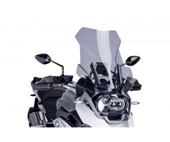 TOURING SCREEN FOR BMW R1200GS 2013-2018/ ADVENTURE 2013-2018/ EXCLUSIVE/ RALLYE 2017-2018 - SMOKE